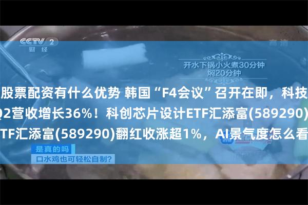 股票配资有什么优势 韩国“F4会议”召开在即，科技股午后翻红！台积电Q2营收增长36%！科创芯片设计ETF汇添富(589290)翻红收涨超1%，AI景气度怎么看？