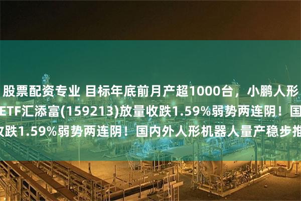 股票配资专业 目标年底前月产超1000台，小鹏人形机器人新进展！机器人ETF汇添富(159213)放量收跌1.59%弱势两连阴！国内外人形机器人量产稳步推进！